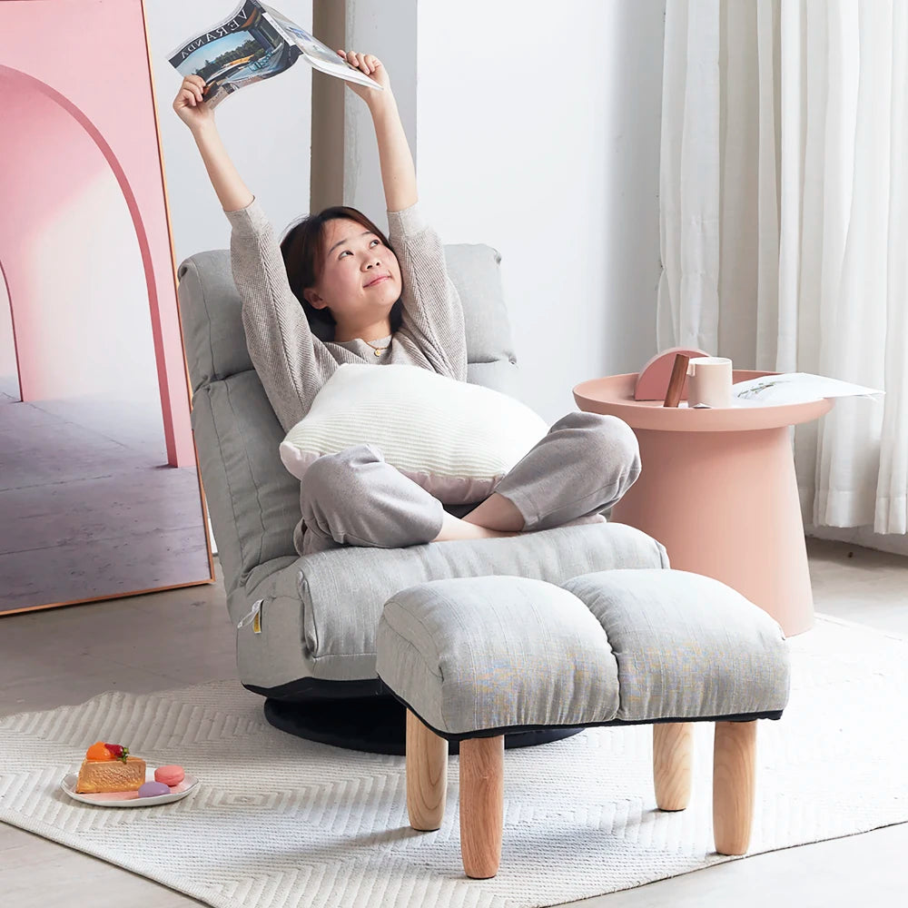 Japanese-Style Reclining Leisure Chair