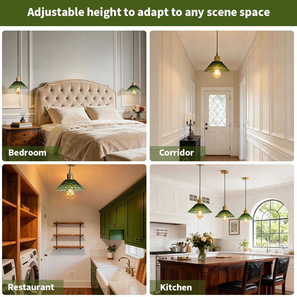 Colorful Glass Ceiling Pendant Light