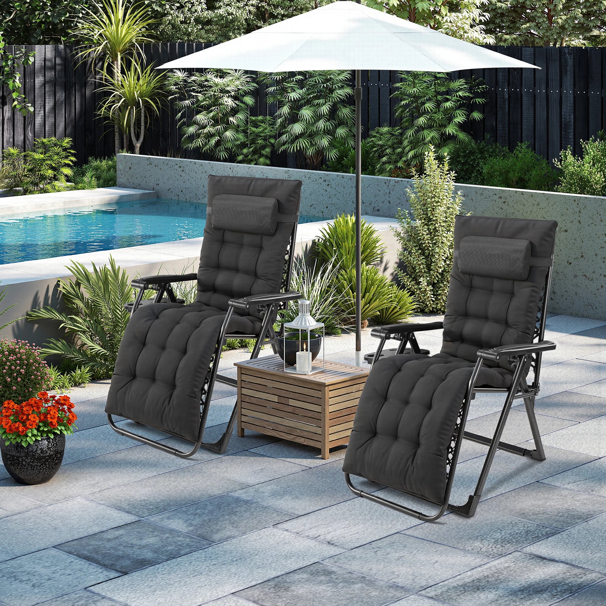 Recliner Camping/Patio Lounge Chair