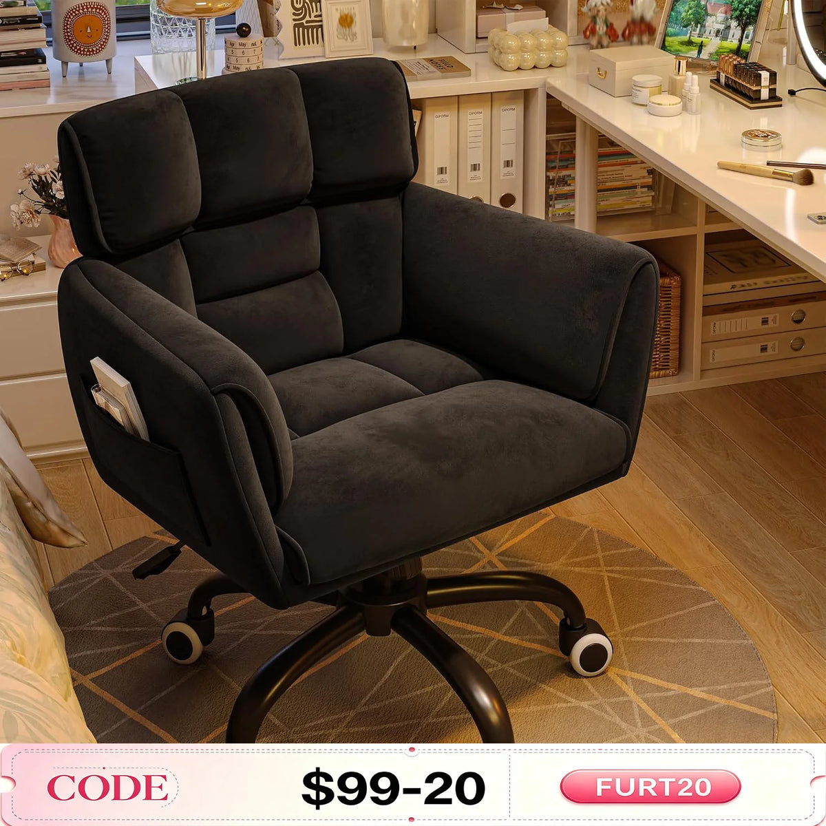 Home Office & Vanity Chair – Stylish Comfort