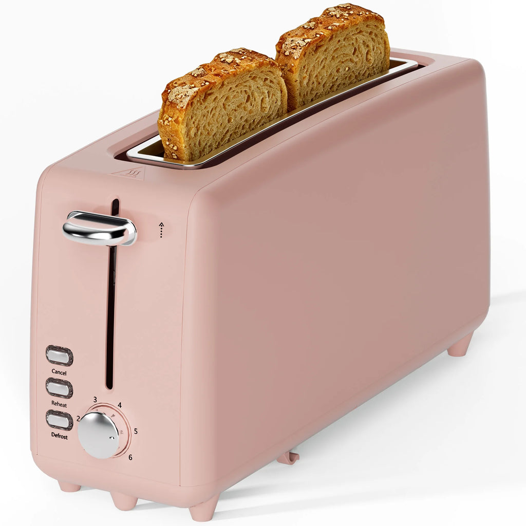 2-Slice Stainless Steel Long Slot Toaster