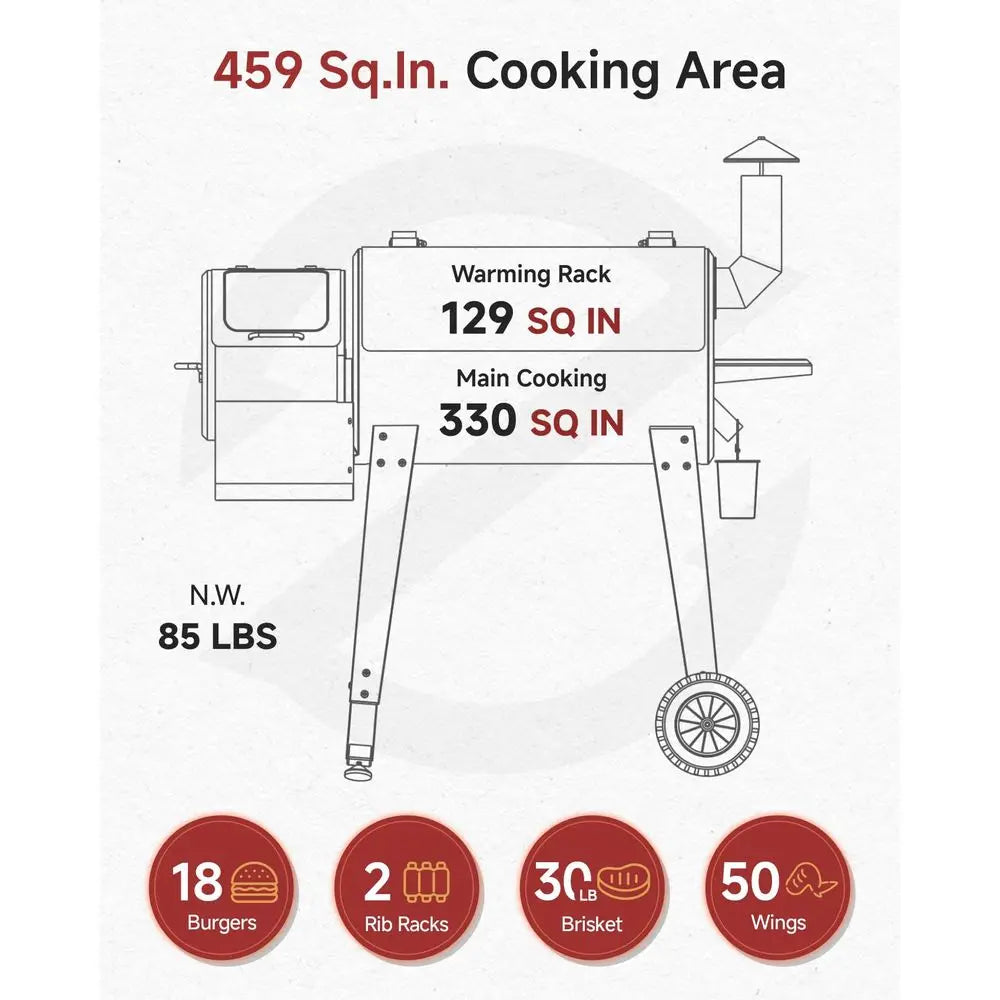 Wood Pellet Grill & Smoker