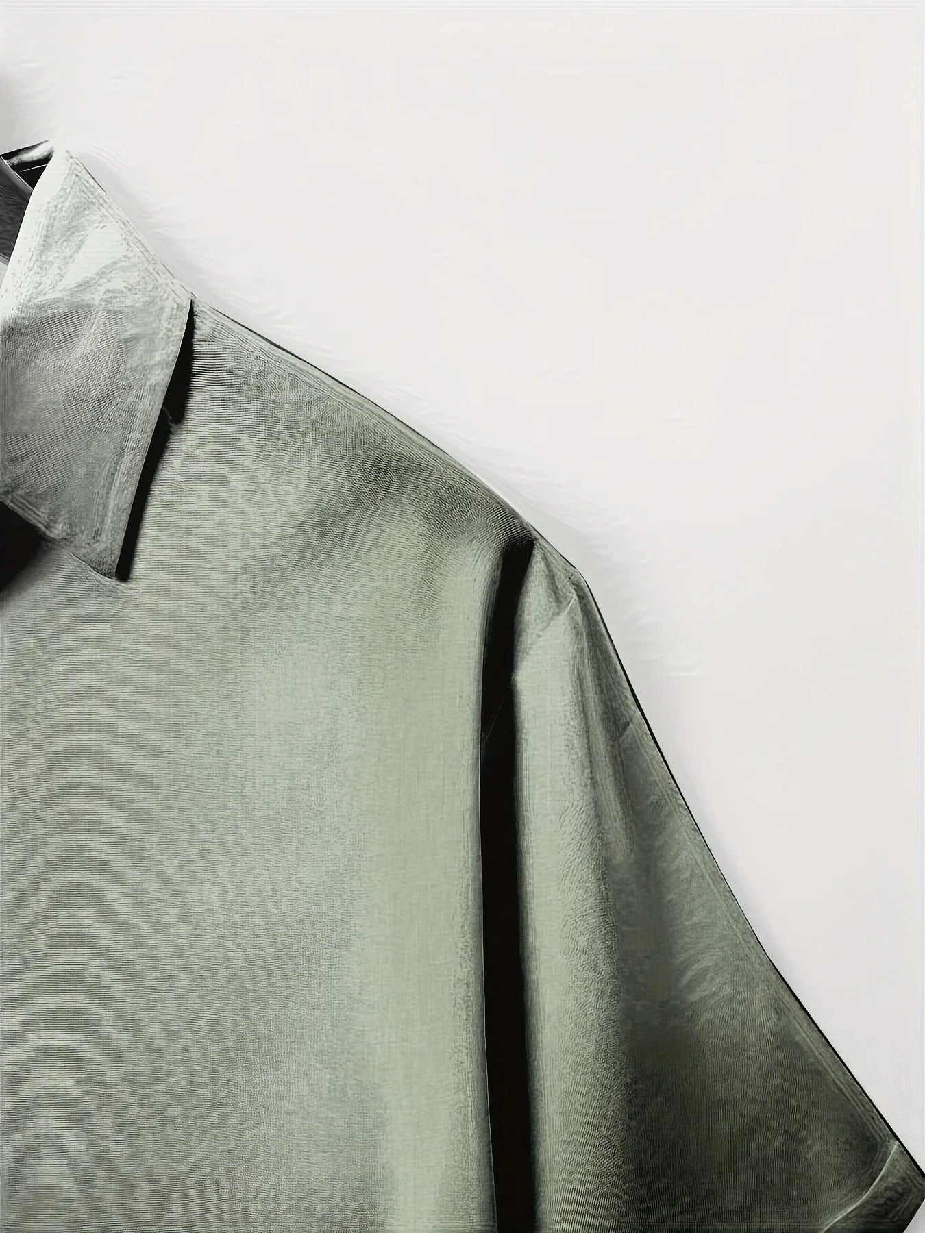Men's Double Front Hemp Cardigan Lapel Short Sleeve Shirt – High Quality