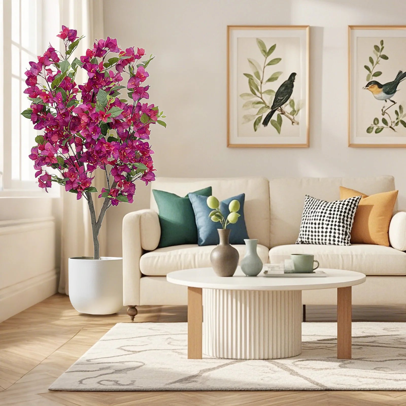 Lifelike Decorative 3.94FT Artificial Bougainvillea Tree