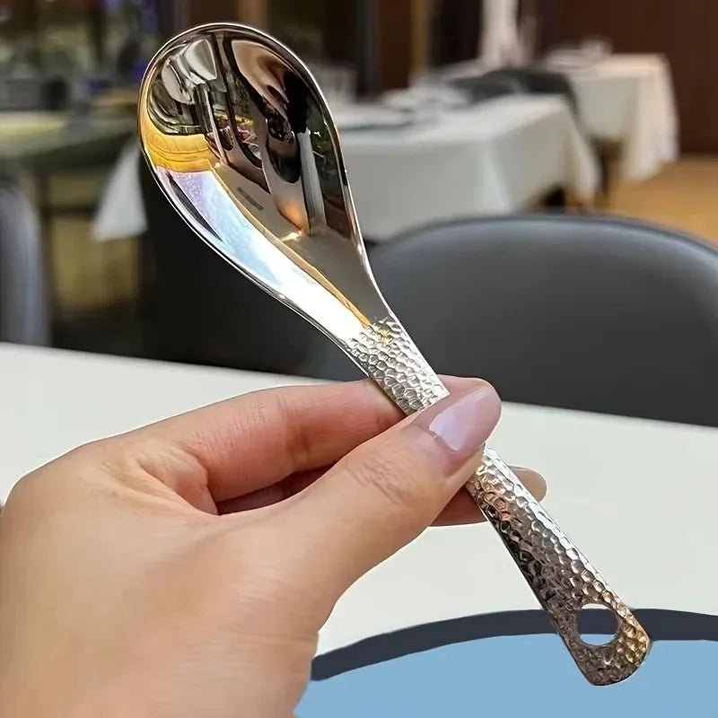 2pcs Stainless Steel Spoon Set – Large Capacity
