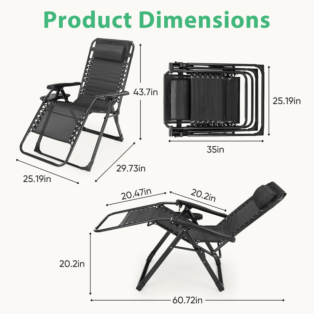 Recliner Camping/Patio Lounge Chair