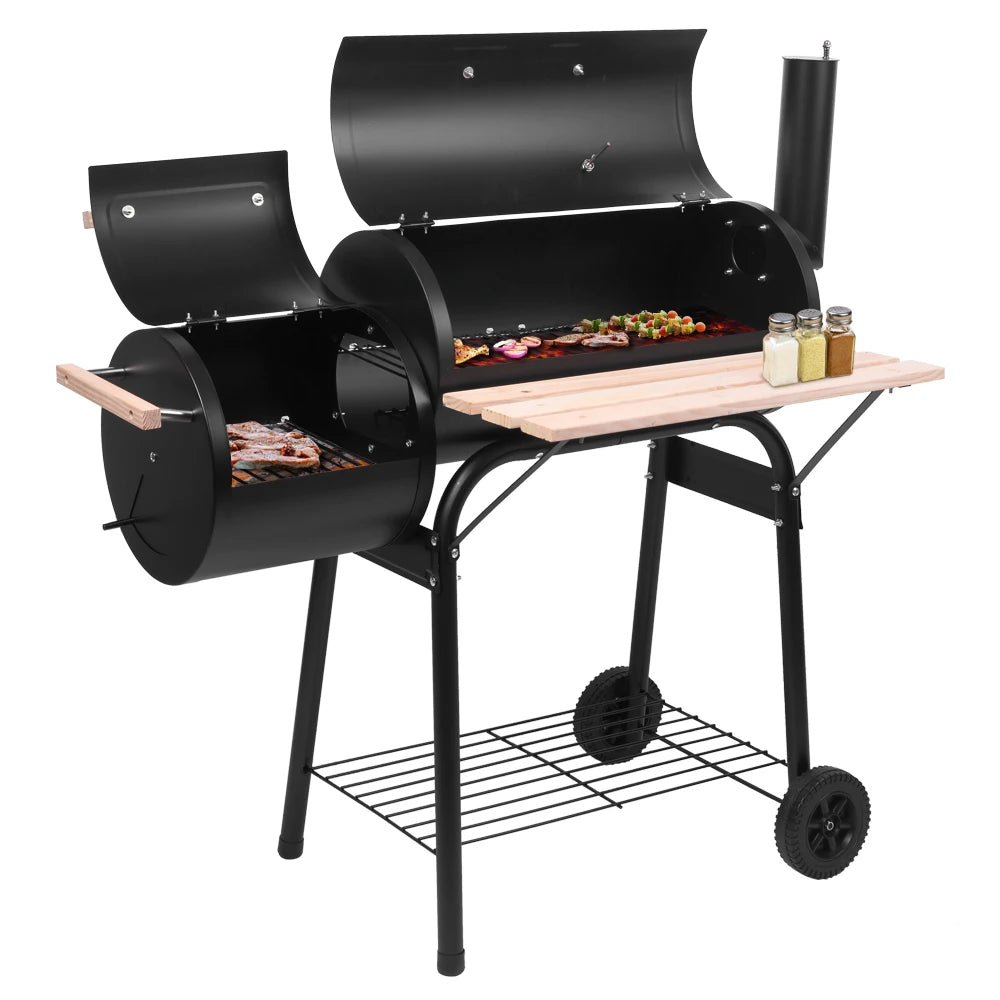 Oil Drum Charcoal Outdoor Grill