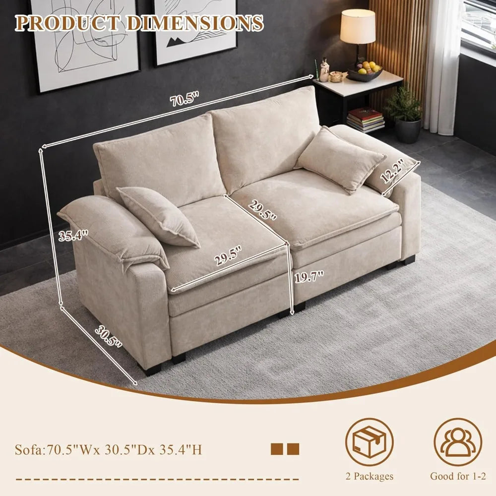 Cloud Loveseat Sofa Couch