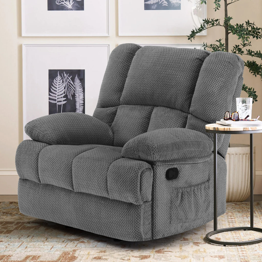 Oversized Rocker Recliner Chair – Extra-Wide