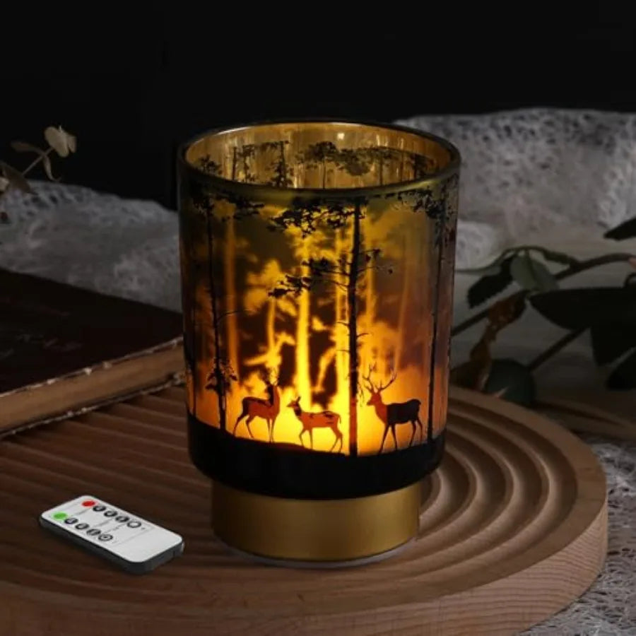 Battery Operated Table Lamp with Remote