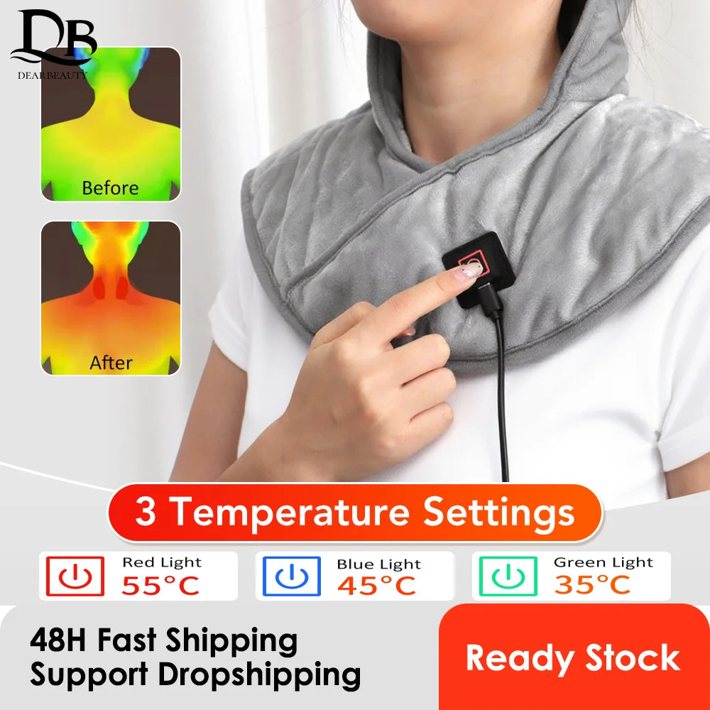Electric Heating Shoulder & Neck Pad Massager