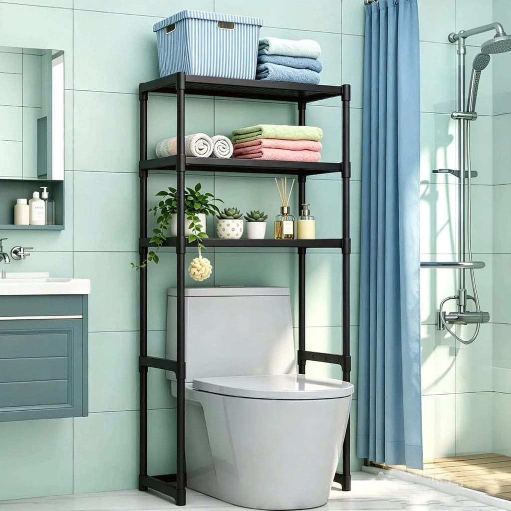 3 Tier Over the Toilet Bathroom Shelf – Smart Storage for Small Spaces