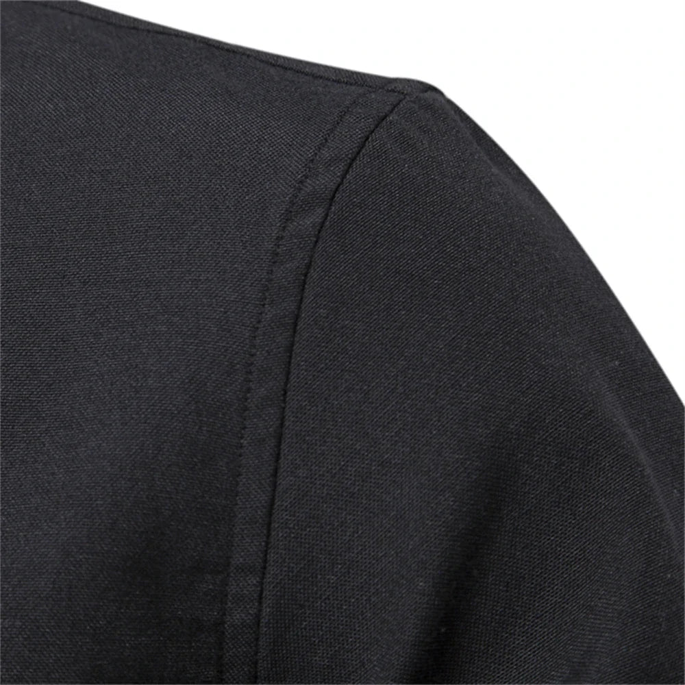 Men's Autumn Cotton Oxford Long Sleeve Shirt – Button Down, Versatile
