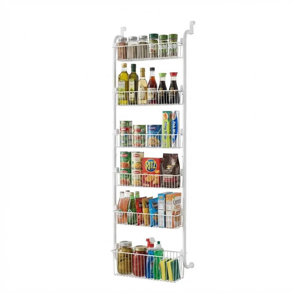 6-Tier Over-the-Door Pantry Organizer