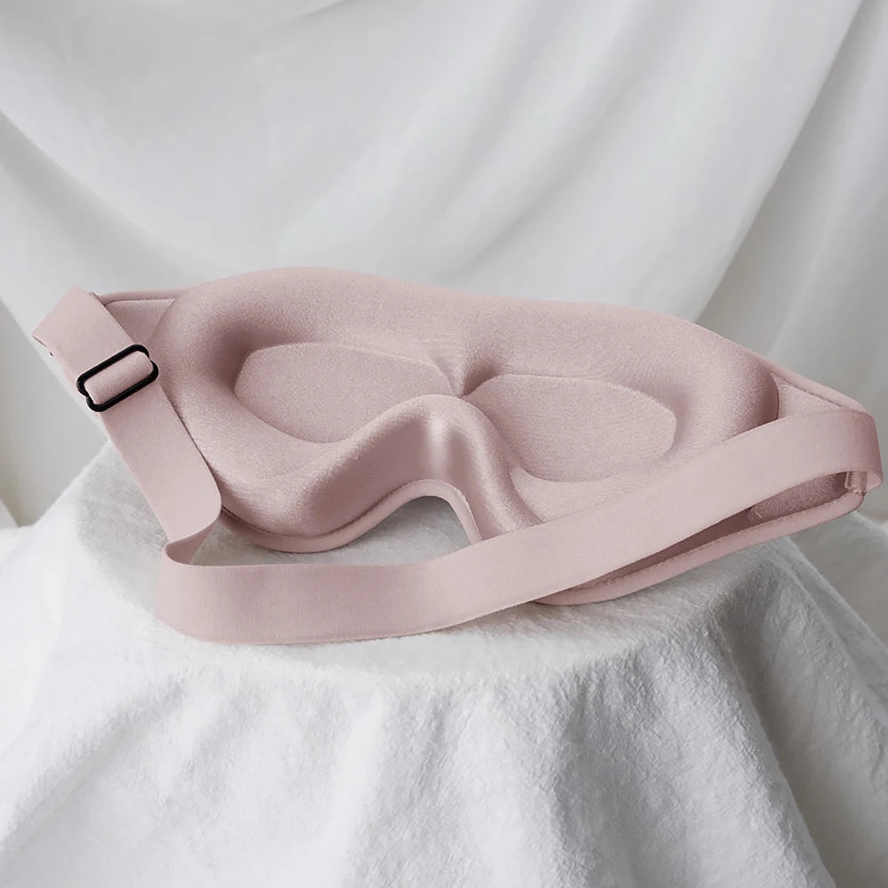 3D Soft Memory Foam Eye Mask for Total Darkness & Comfort