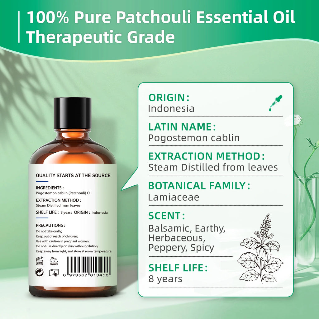 100ml Essential Oil – 100% Natural Aromatherapy Fragrance