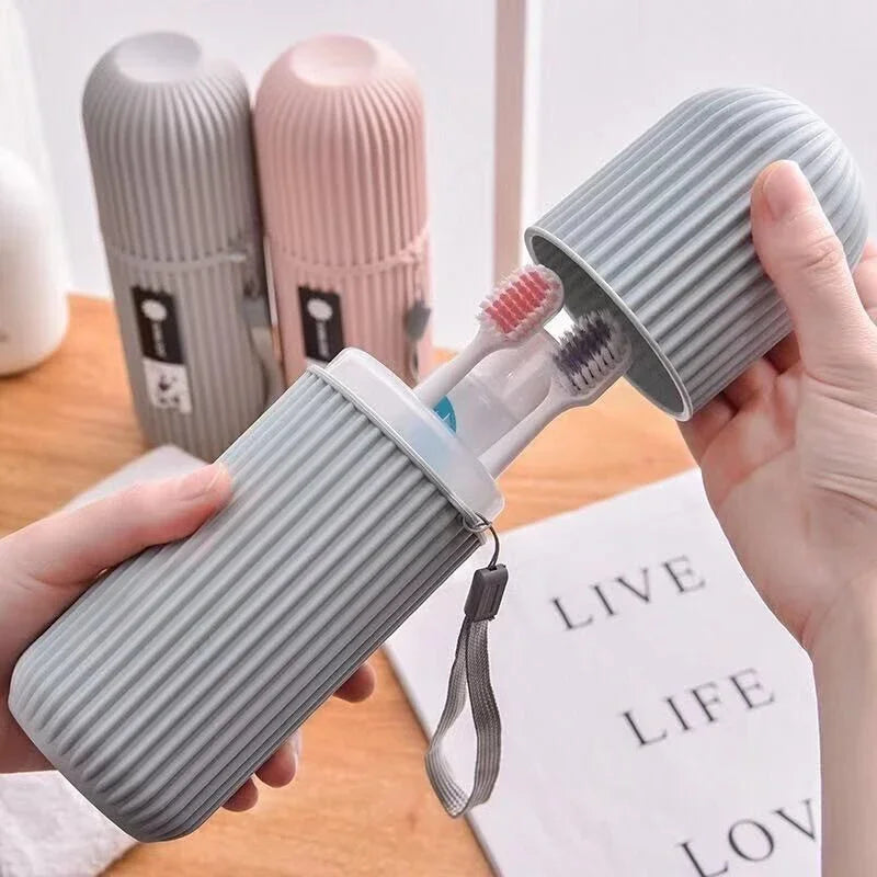 Portable Toothpaste & Toothbrush Holder