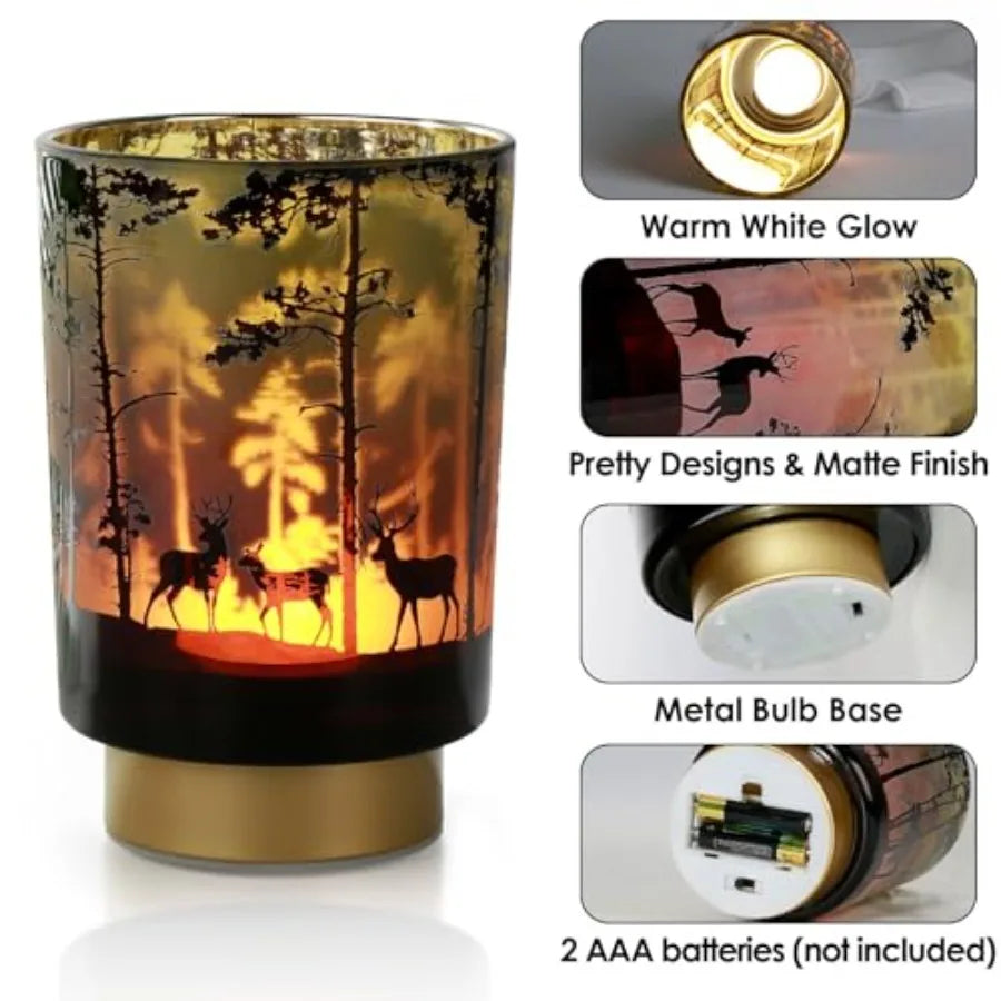 Battery Operated Table Lamp with Remote