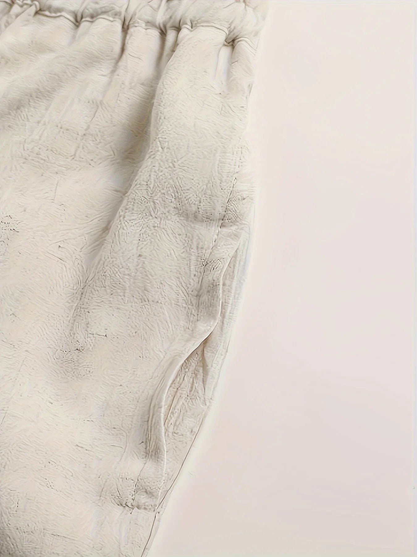 Men's Plus-Size Linen Breathable Sweatpants