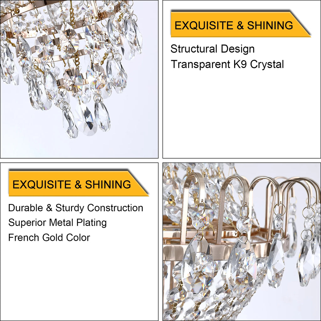 Luxury Retro Crystal Chandelier