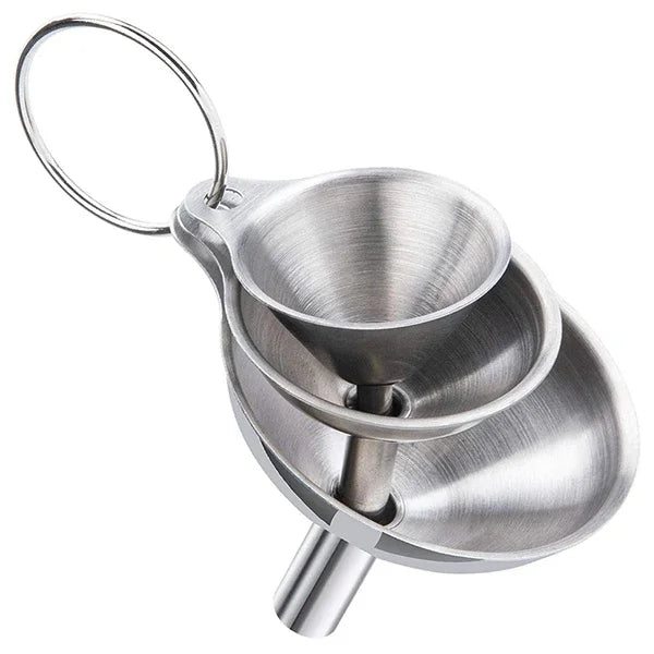 Stainless Steel Kitchen Funnels Set