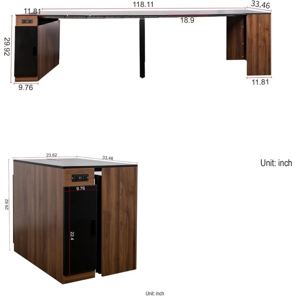 Multifunctional Dining Table for 6-8 People