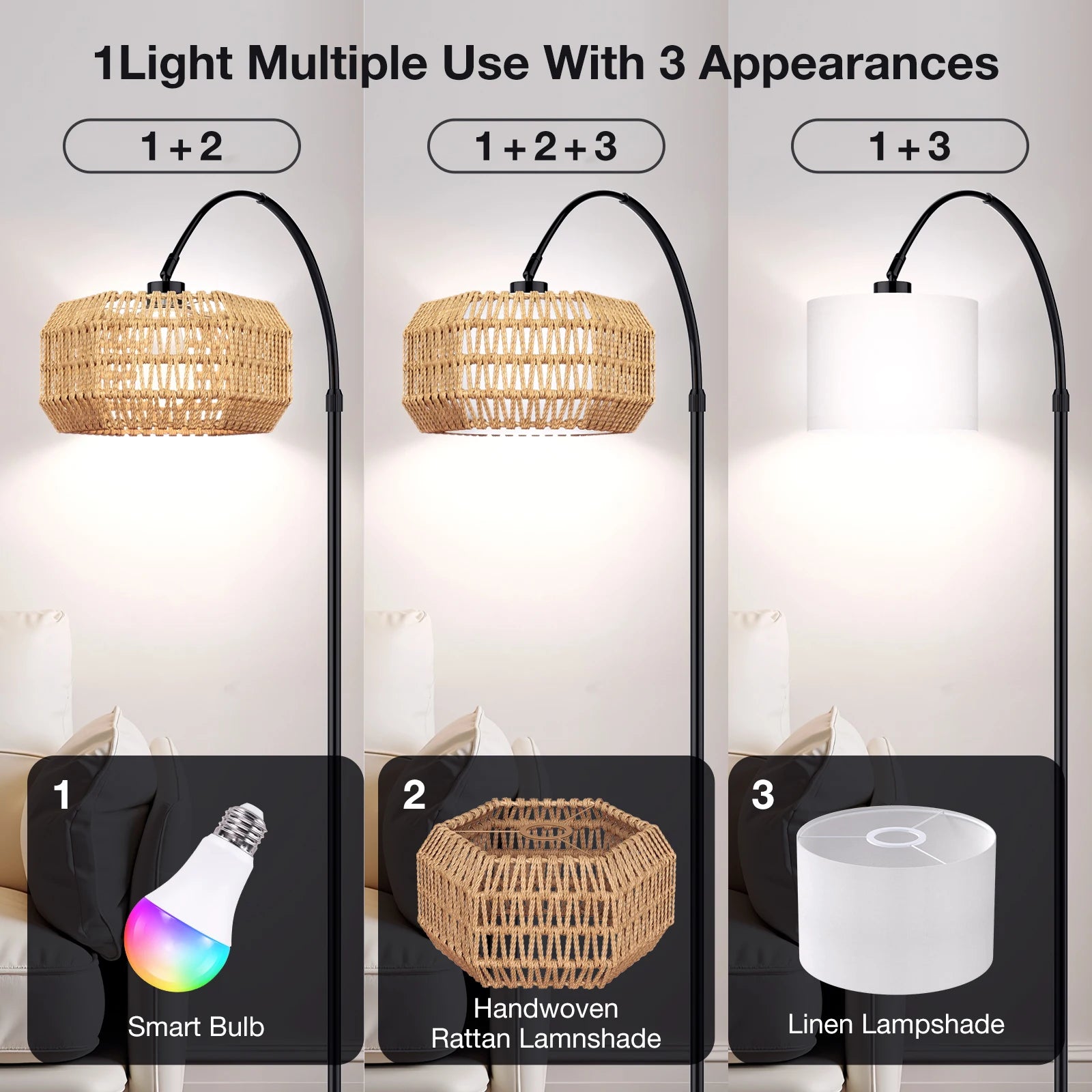 Modern Smart LED RGB Floor Lamp