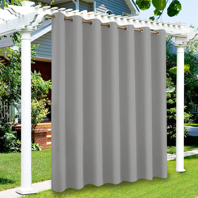 Outdoor Curtains for Patio – Rustproof Grommet Top Waterproof Drapes