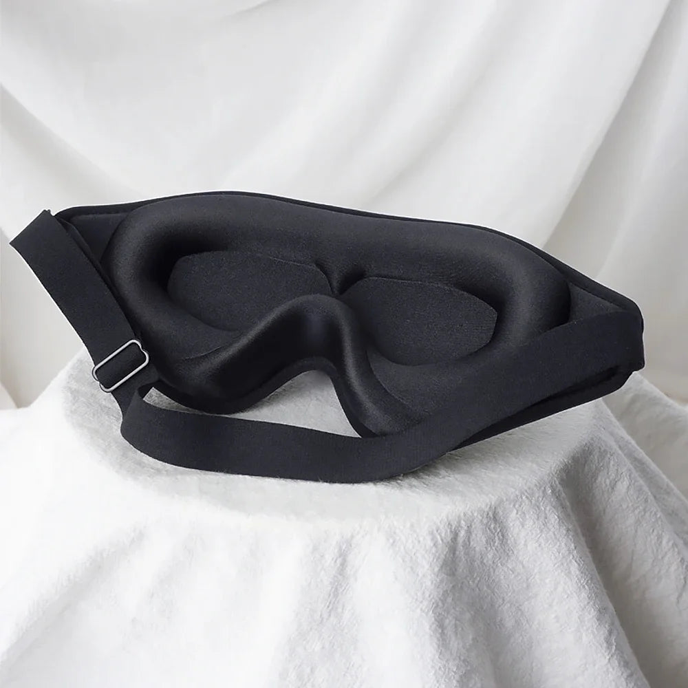 3D Soft Memory Foam Eye Mask for Total Darkness & Comfort