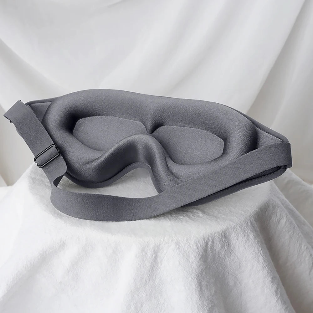 3D Soft Memory Foam Eye Mask for Total Darkness & Comfort