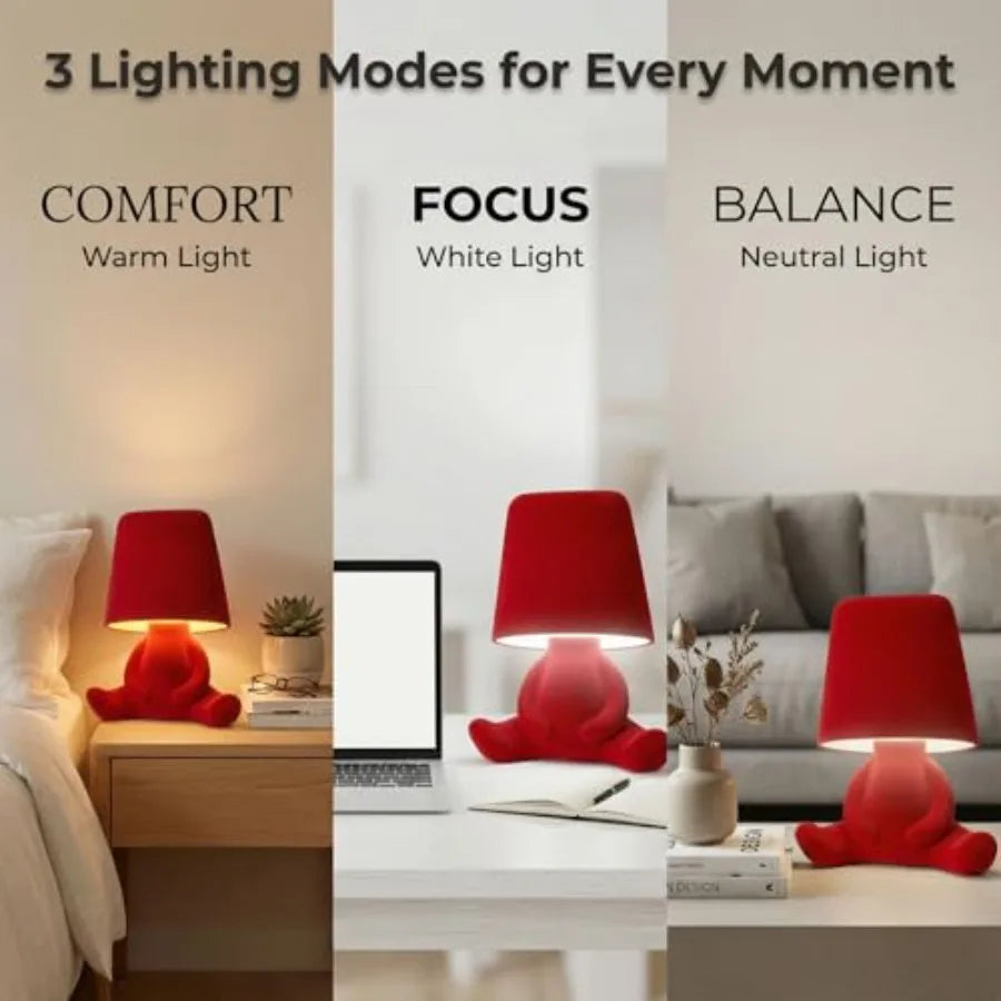 Golden Thinker Bedside Touch Control Table Lamp