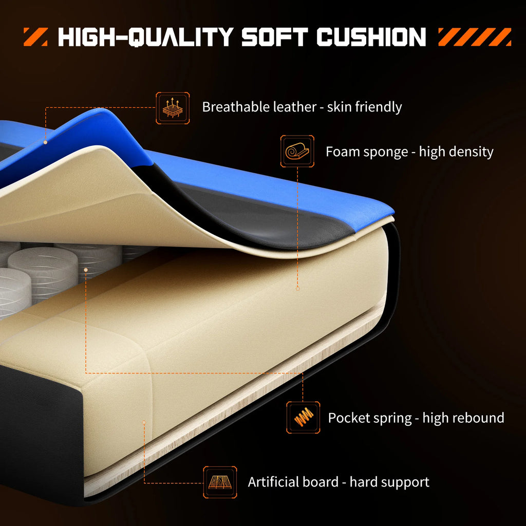 Adjustable Swivel Ergonomic Racing Gaming Chair with Lumbar Support
