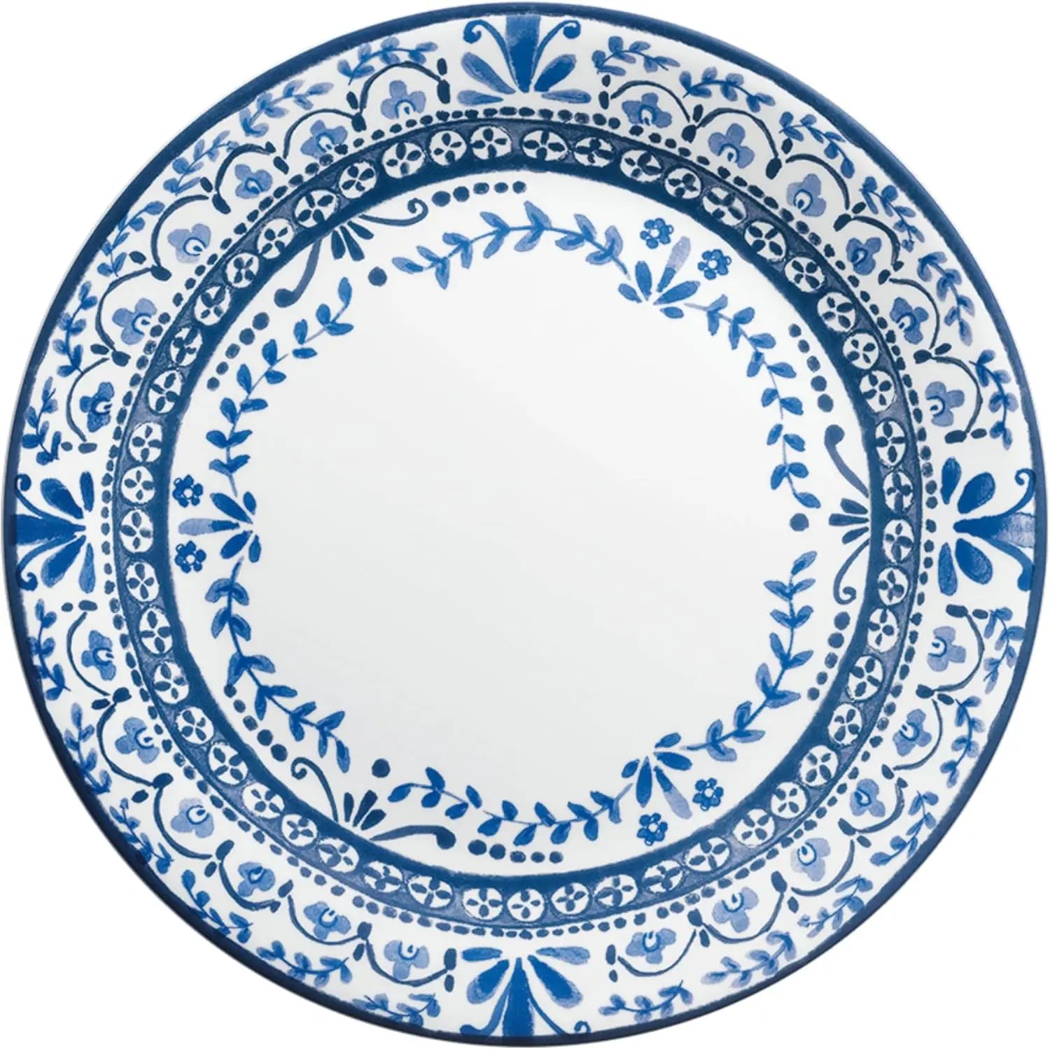 6-Piece Dinner Plate Set – Triple-Layer Glass, Chip-Resistant, Lightweight