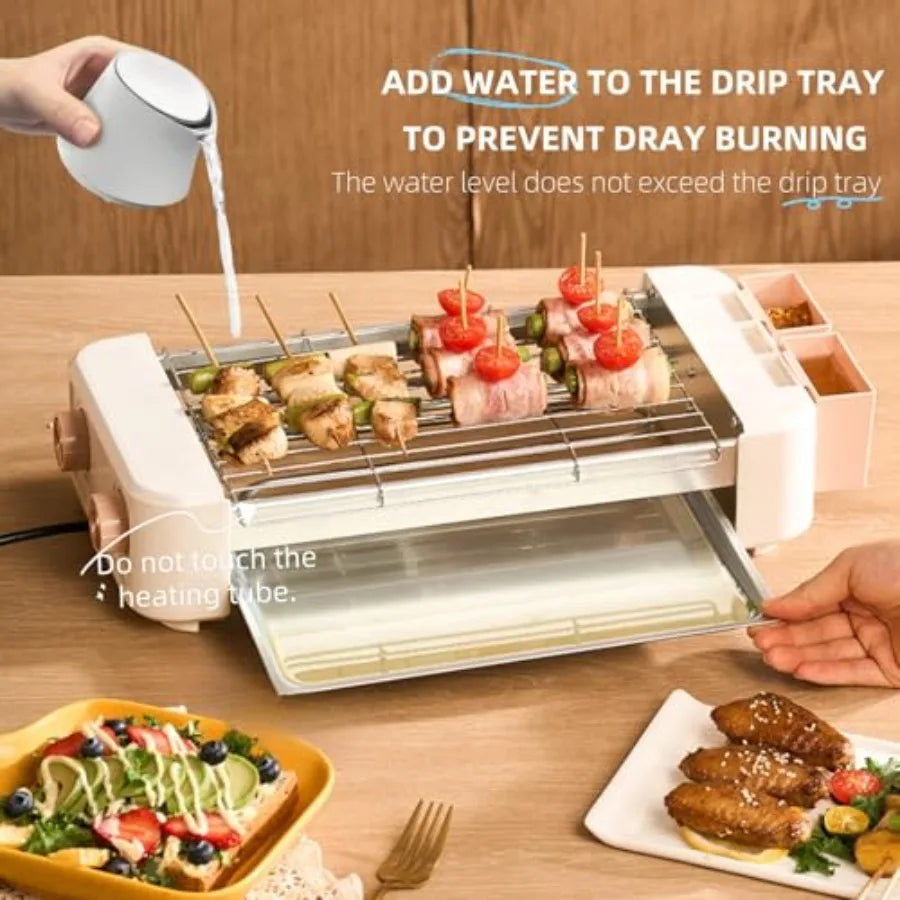 3-in-1 Hot Dog Roller Grill & Griddle