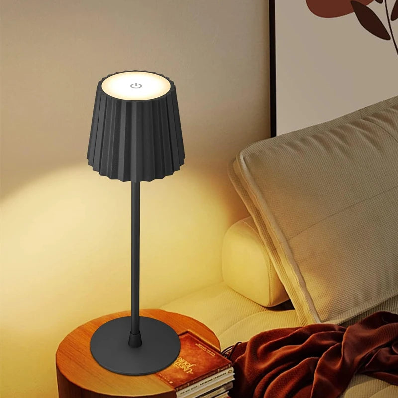 3-Color Rechargeable LED Table Lamp