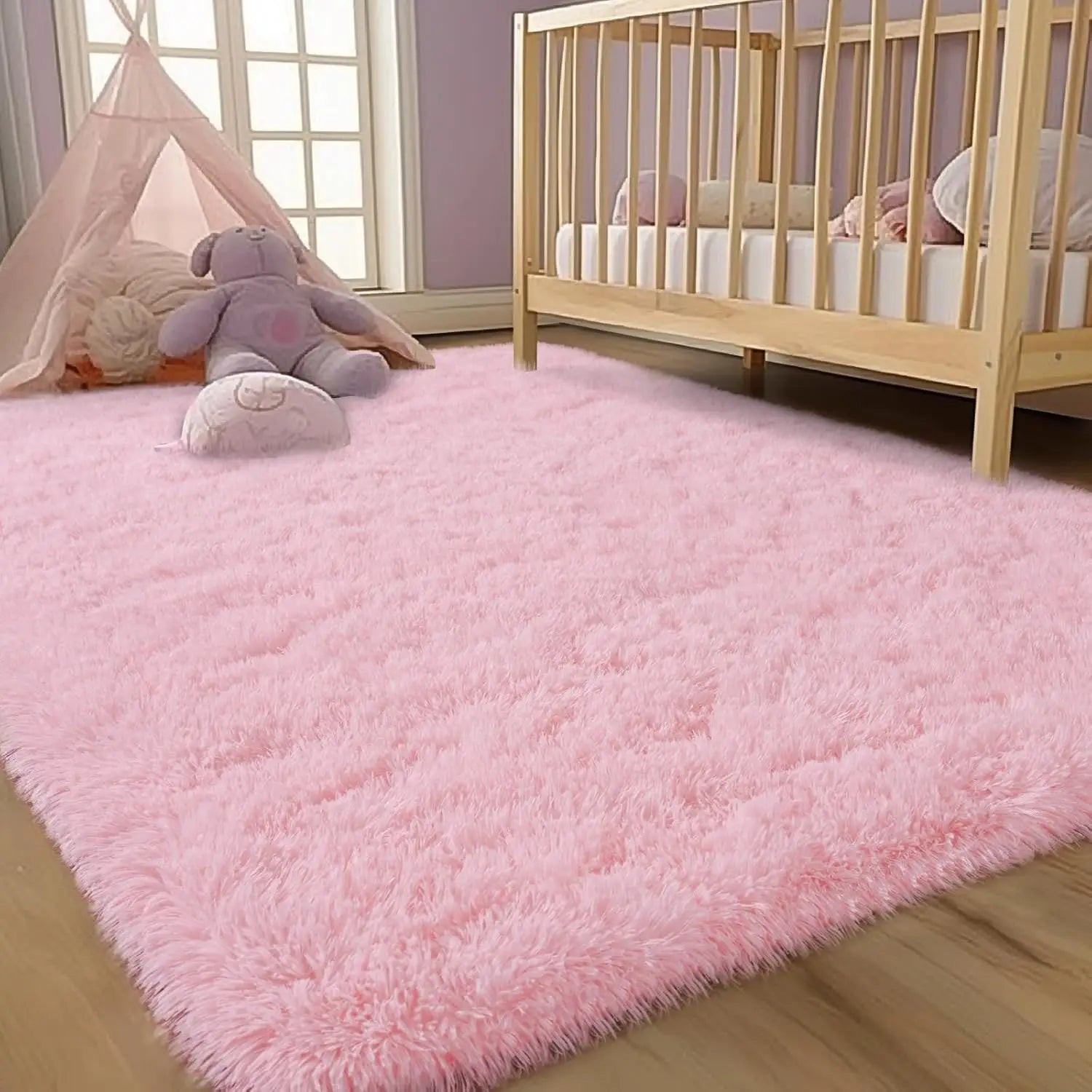 Plush Soft Indoor Carpet - Anti-Skid Durable Area Rug
