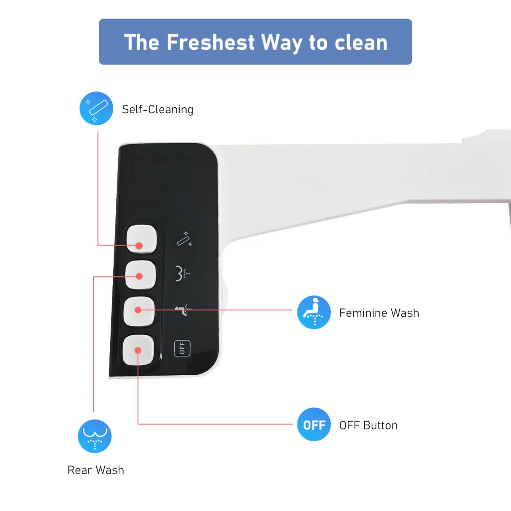 Non-Electric Bidet Toilet Seat