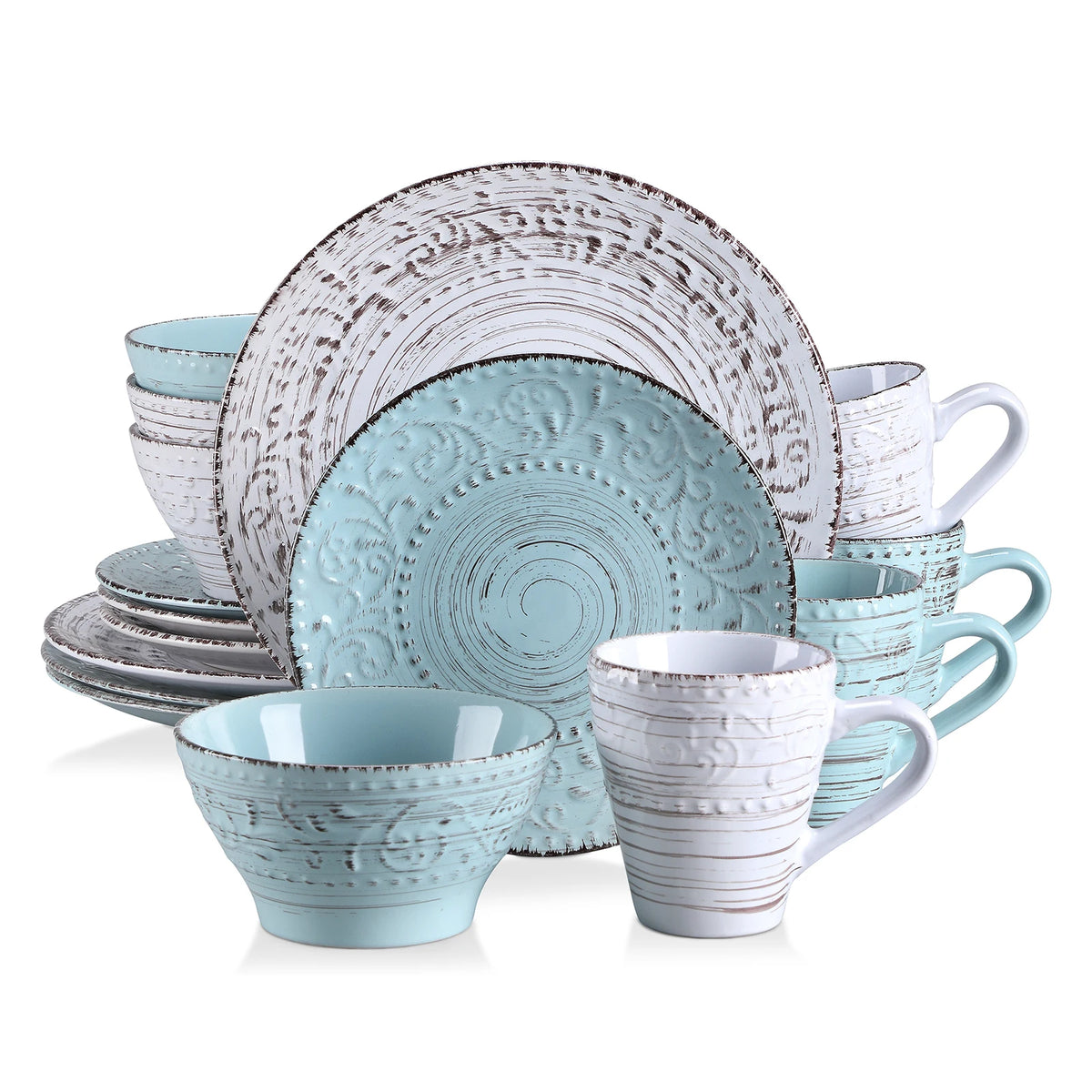 Elegant Vine Ceramic Dinnerware Set