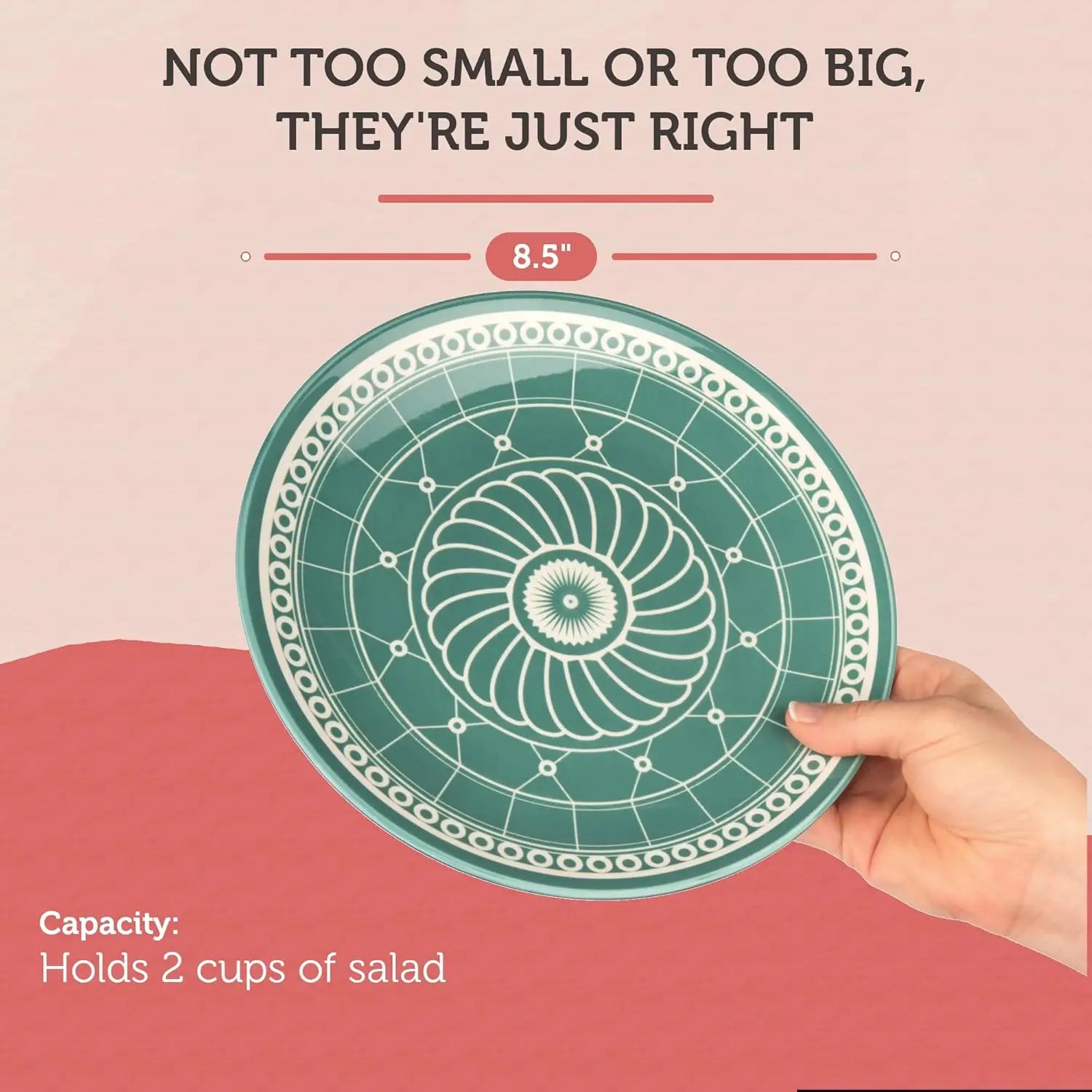 Salad Plates – Colorful Boho Porcelain Small Plates