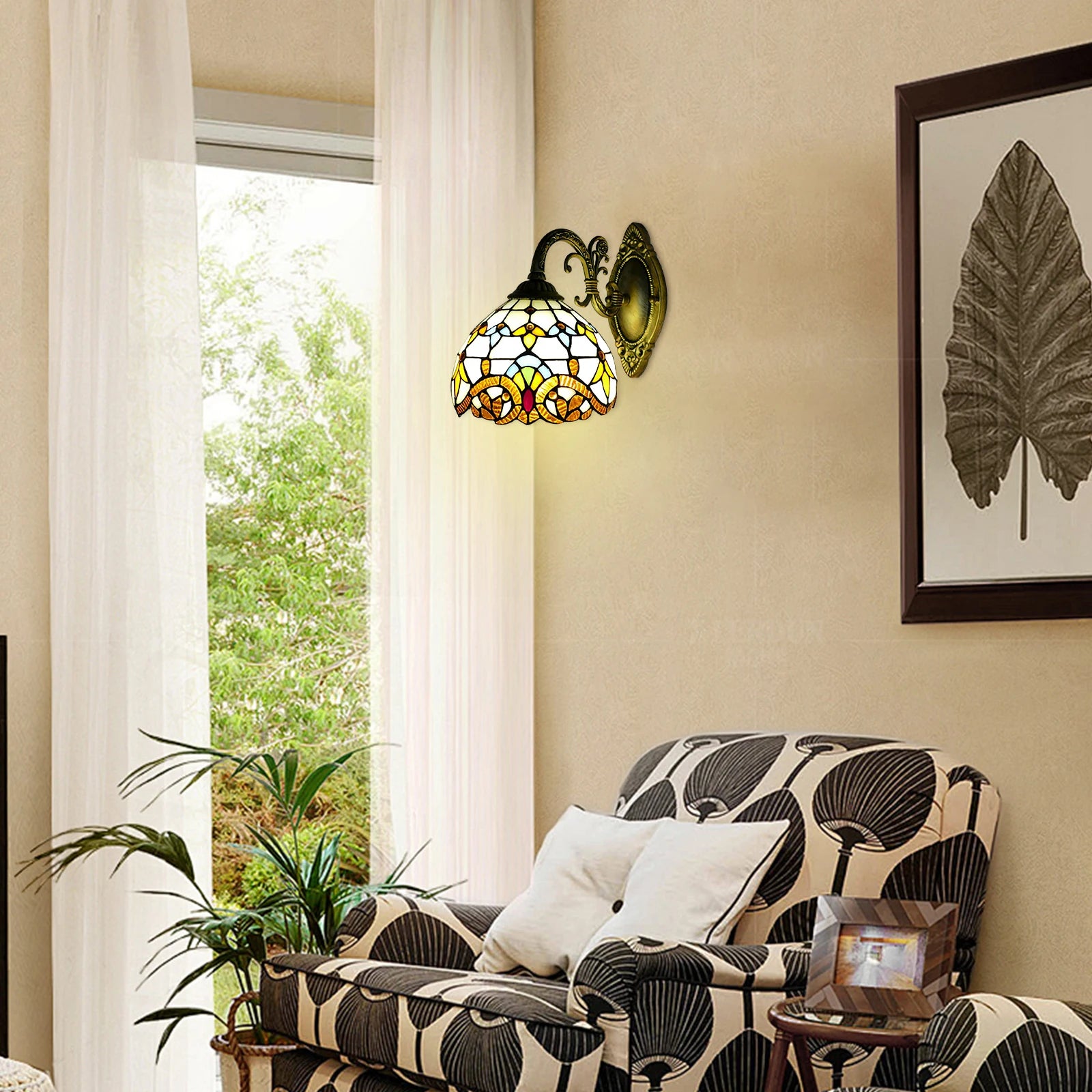 Tiffany Vintage Wall Lamp