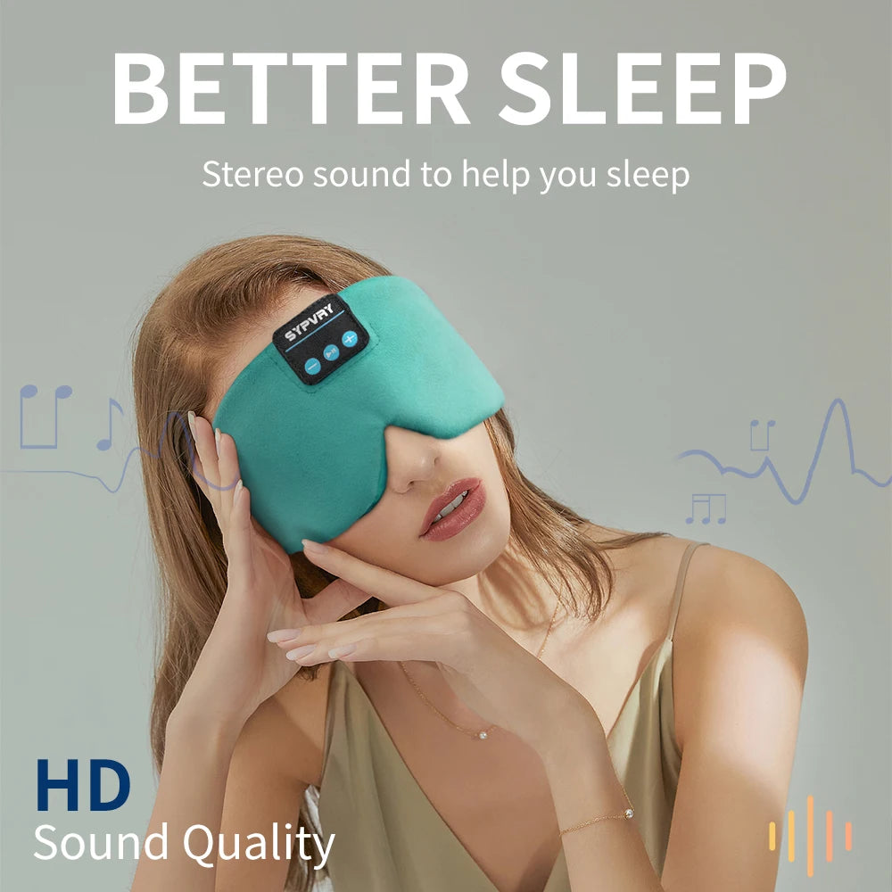 Soft Sleep Mask Bluetooth Wireless Headphones