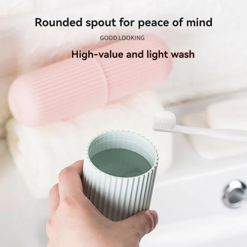 Portable Toothpaste & Toothbrush Holder