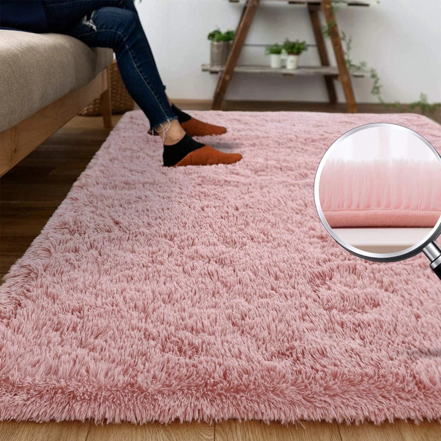 Plush Soft Indoor Carpet - Anti-Skid Durable Area Rug