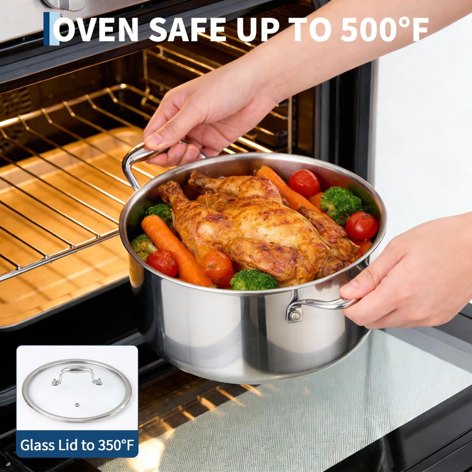 3 Ply Stainless Steel 11-Piece Cookware Set