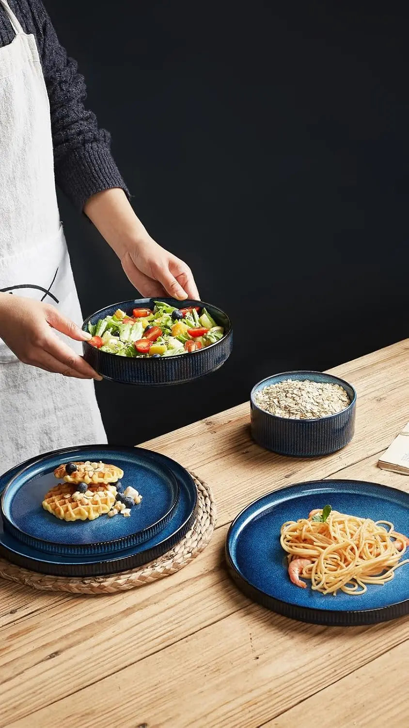 Star Dinnerware Set – Nebulas Blue (16-Piece, Service for 4)