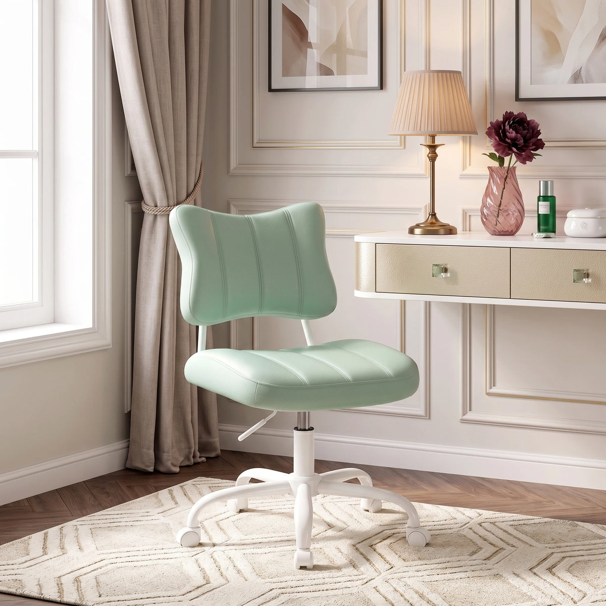 Ergonomic Butterfly Stitched Backrest Office Chair