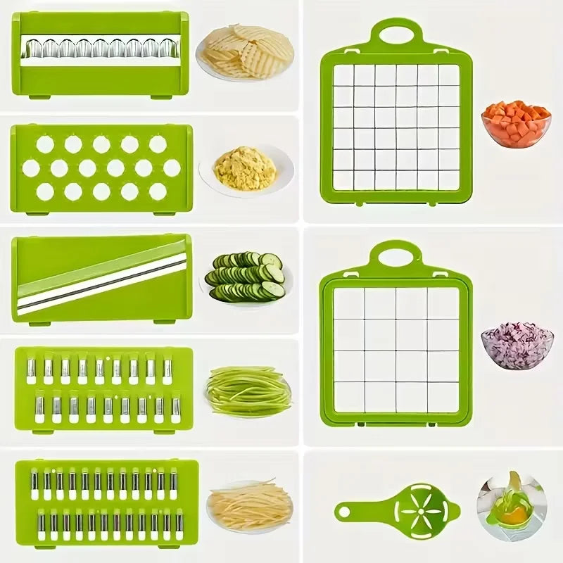14-in-1 Multifunctional Vegetable Chopper & Food Slicer