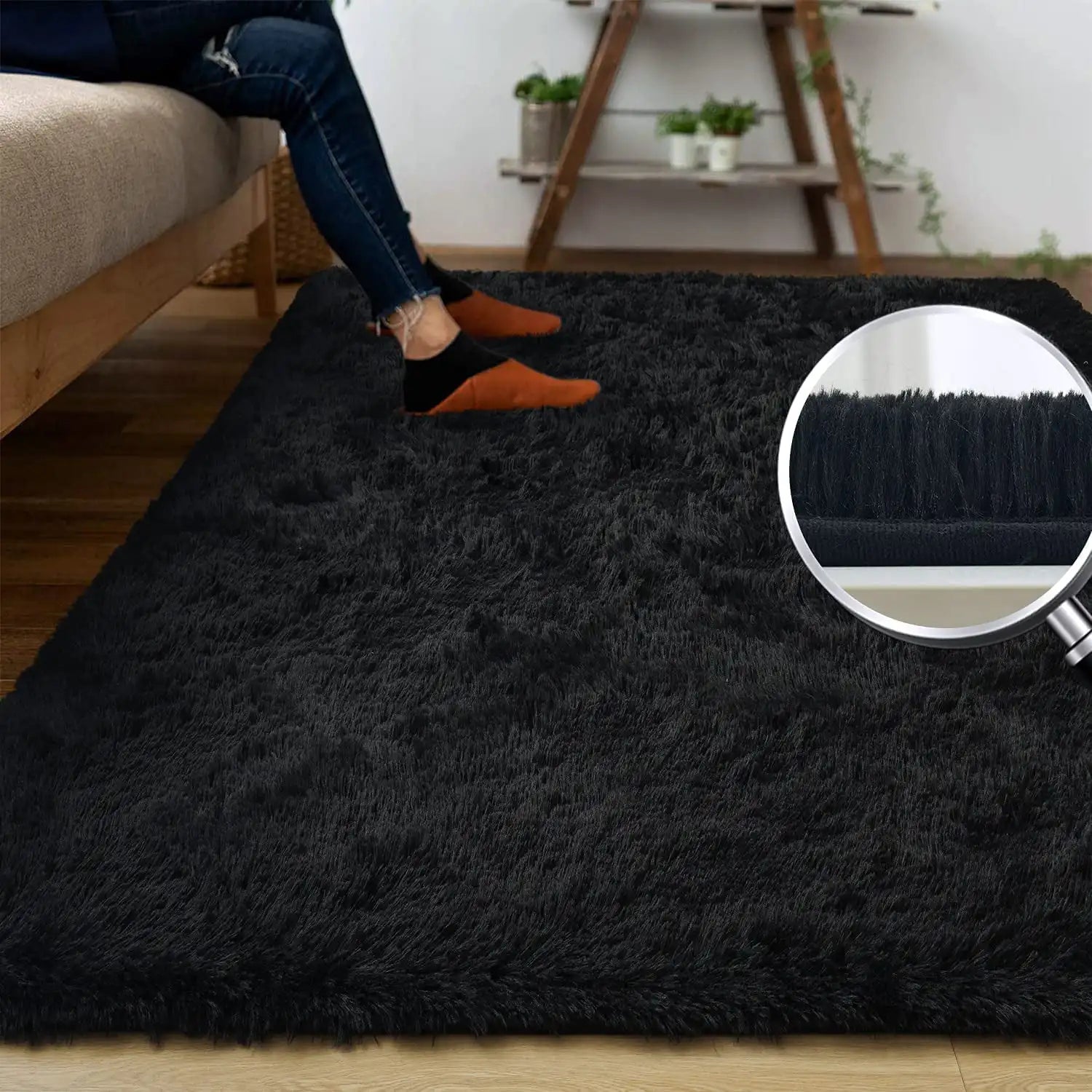 Plush Soft Indoor Carpet - Anti-Skid Durable Area Rug