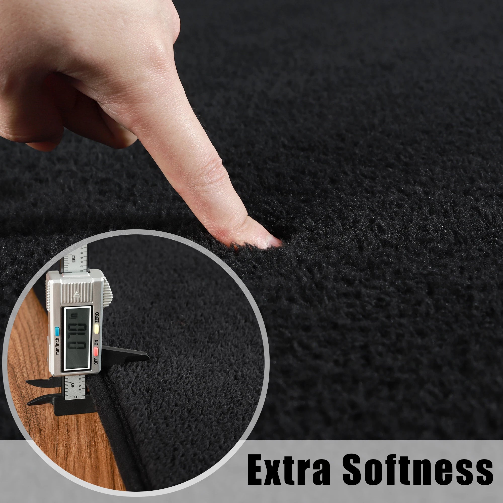 Black Area Rug — Soft, Nonslip, and Stylish Comfort for Every Room