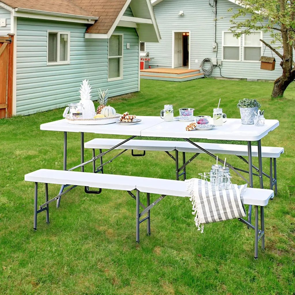 6 FT Folding Table – Heavy Duty Portable Table